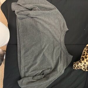 Gray Women's Crop Top